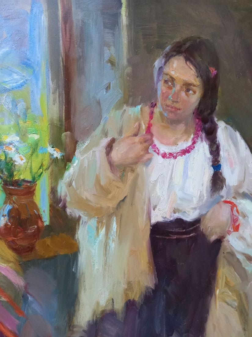 Oil painting Dinner Alex Ditriev - 2