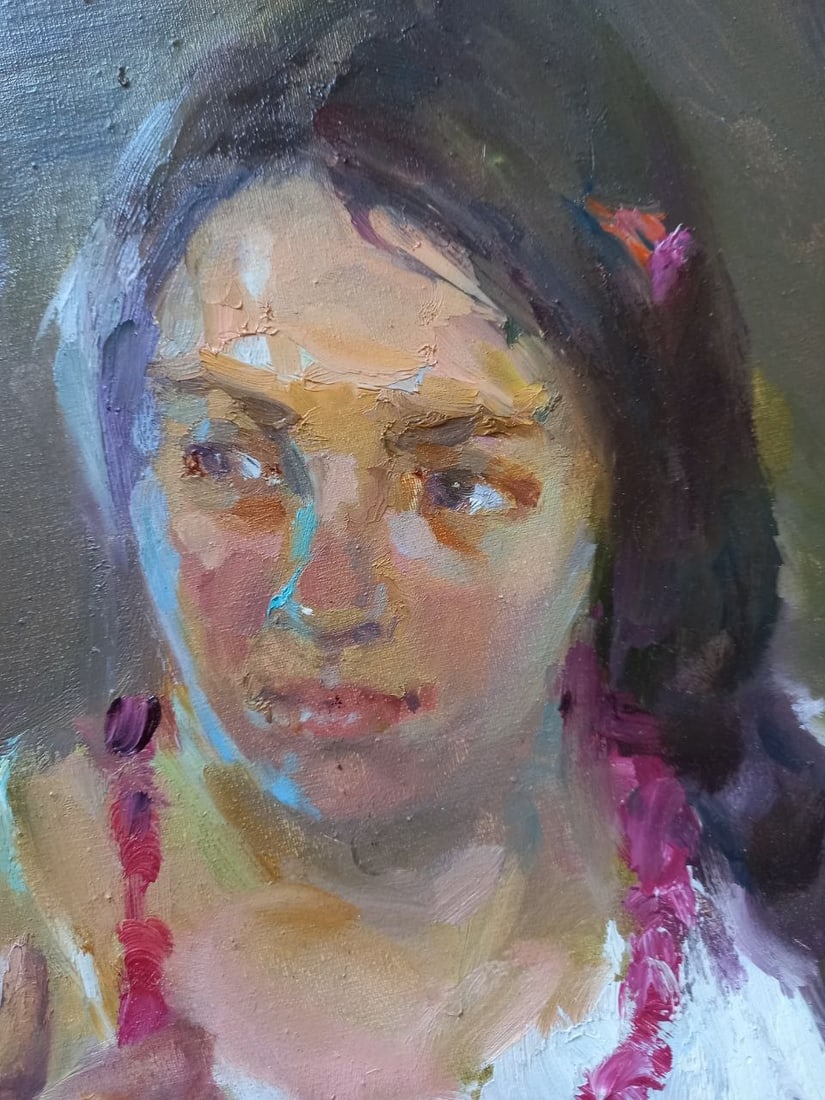 Oil painting Dinner Alex Ditriev - 7