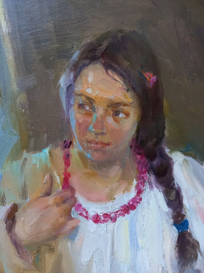 Oil painting Dinner Alex Ditriev - 8