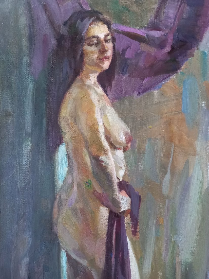 Oil painting In purple Alex Ditriev - 2