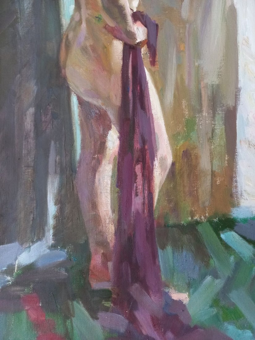 Oil painting In purple Alex Ditriev - 4