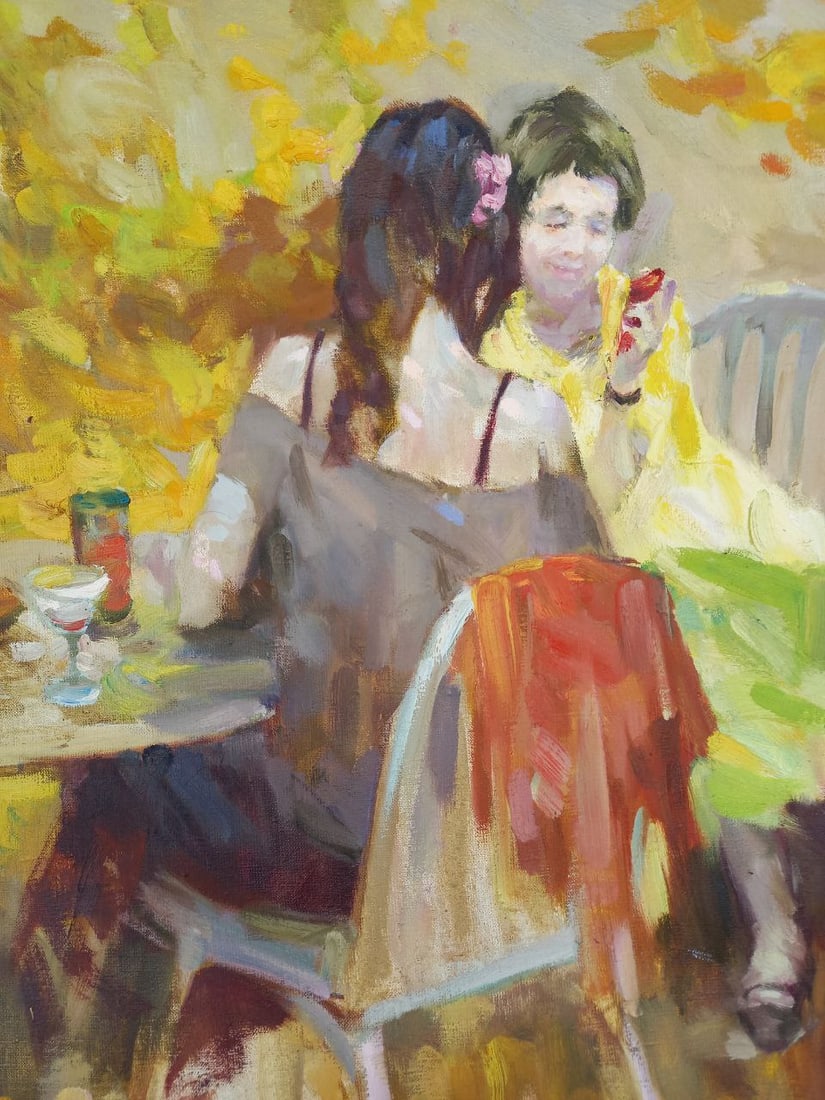 Oil painting Conversation Alex Ditriev - 5