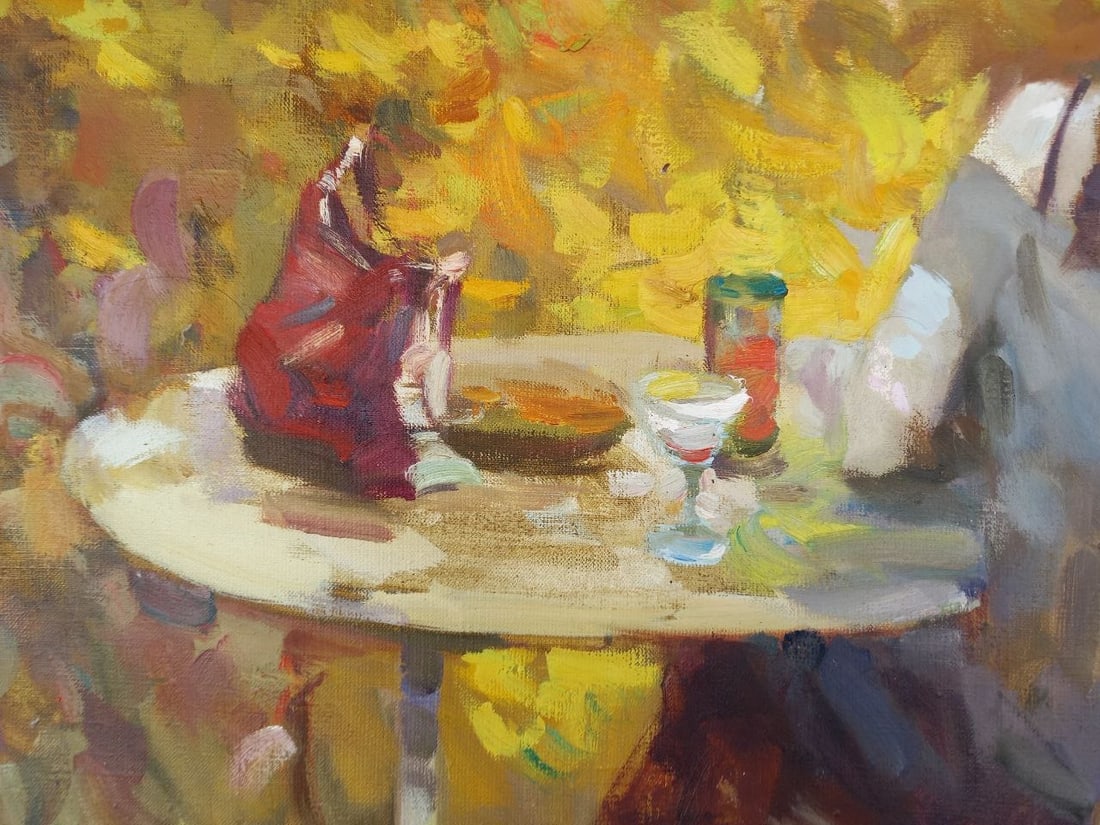 Oil painting Conversation Alex Ditriev - 7