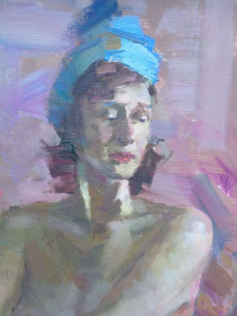 Oil painting Figure with a jug Alex Ditriev - 10