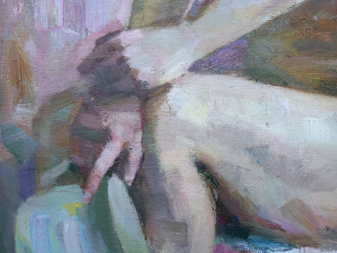 Oil painting Figure with a jug Alex Ditriev - 5