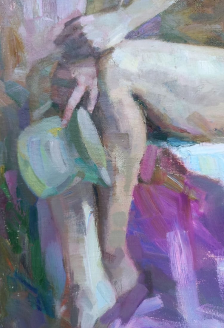 Oil painting Figure with a jug Alex Ditriev - 7