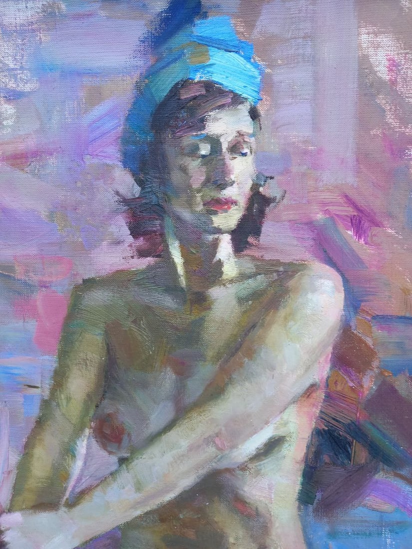 Oil painting Figure with a jug Alex Ditriev - 9