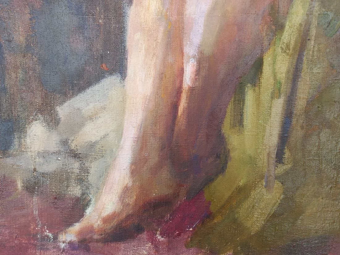 Oil painting Figure model Alex Ditriev - 4