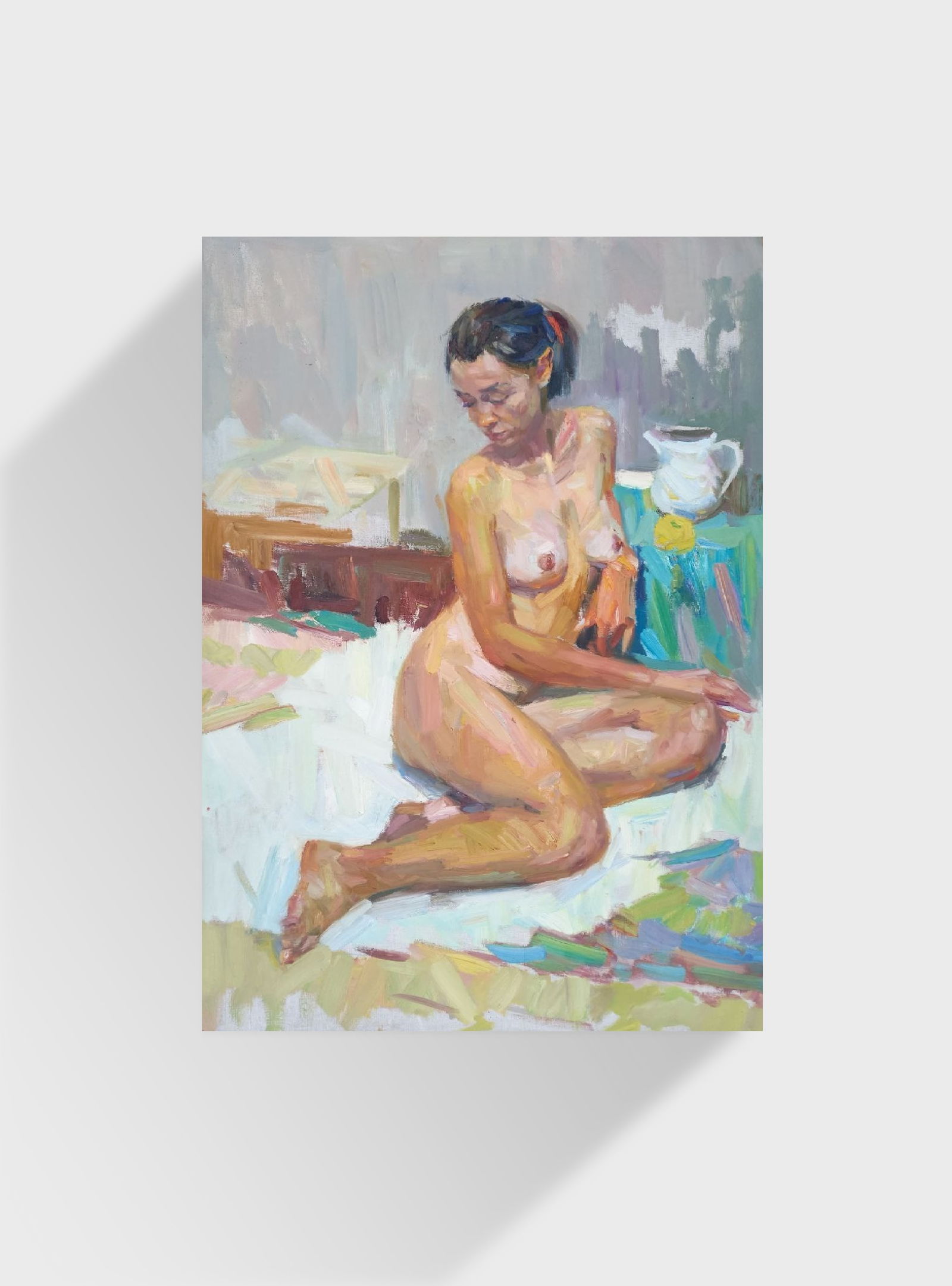 Oil painting By lamplight Alex Ditriev - 10