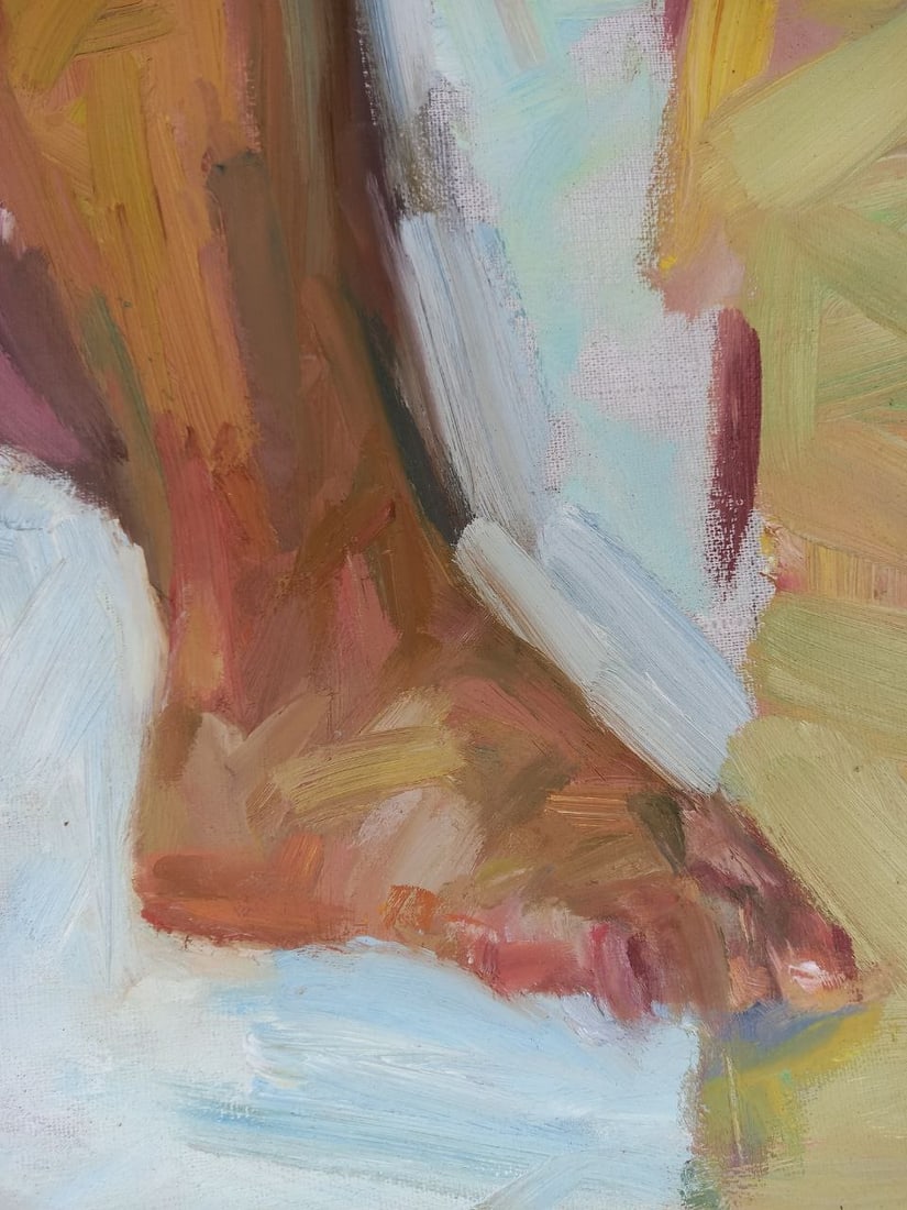 Oil painting By lamplight Alex Ditriev - 5