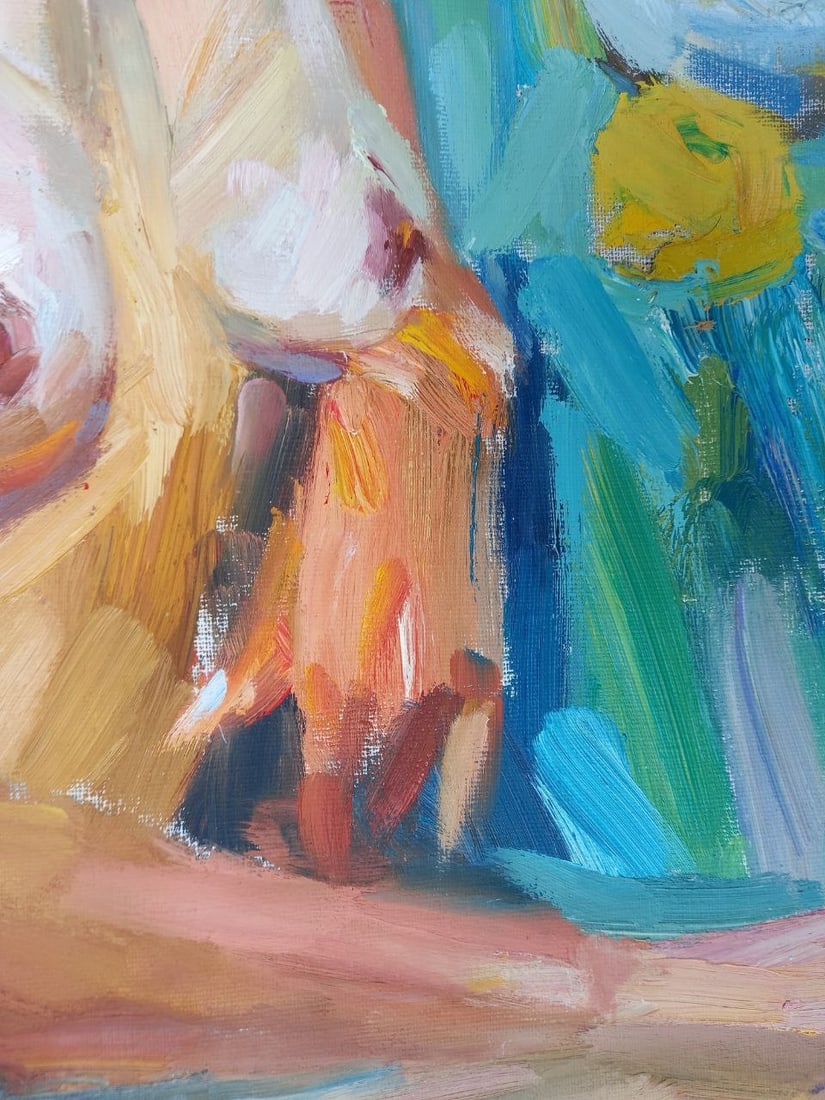 Oil painting By lamplight Alex Ditriev - 7