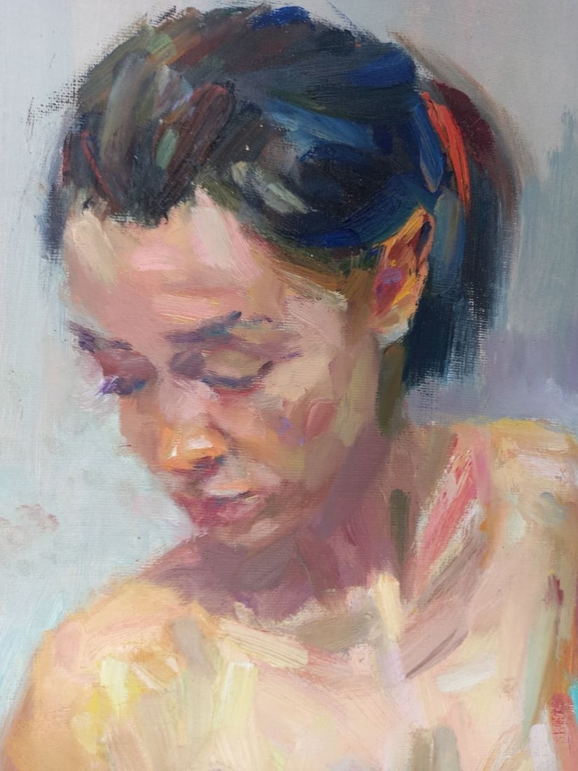 Oil painting By lamplight Alex Ditriev - 9