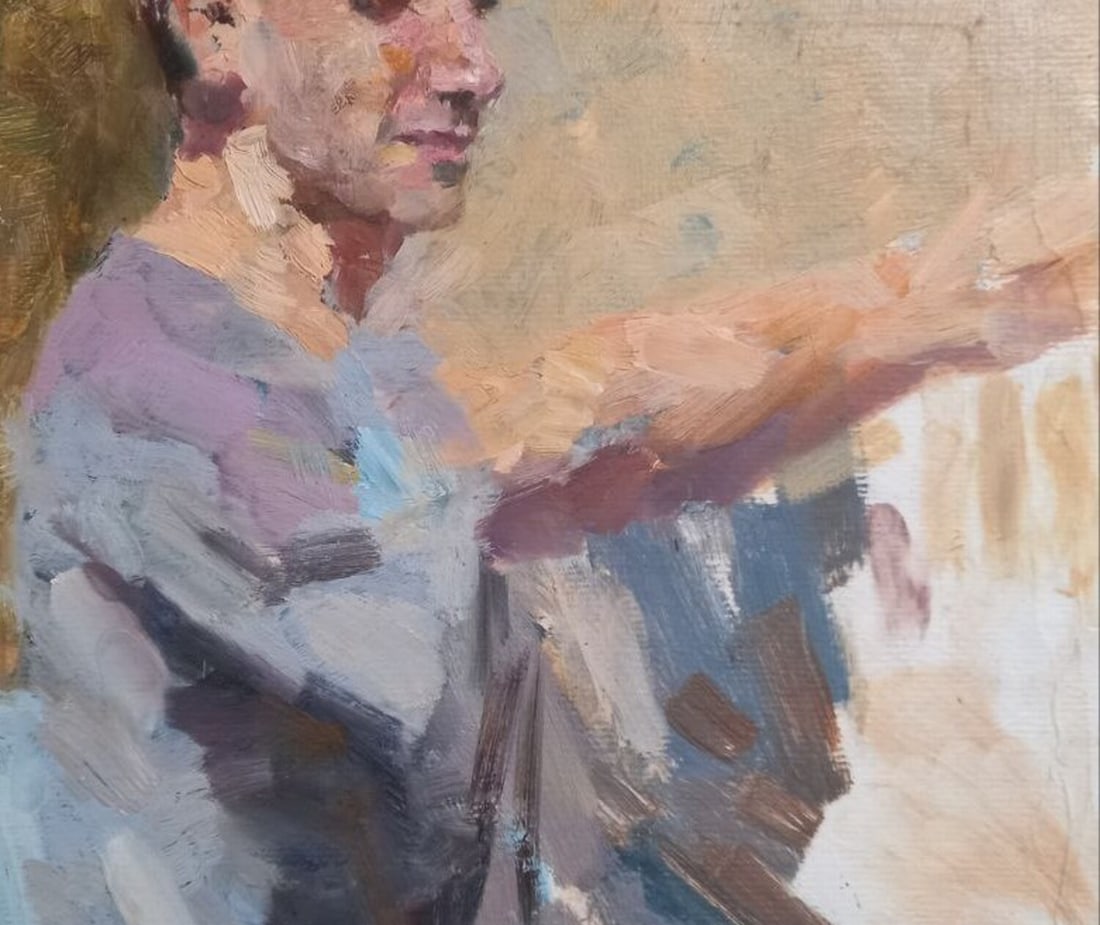 Oil painting Etude Alex Ditriev - 3