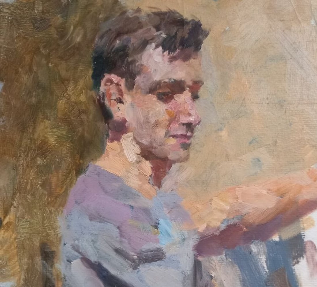 Oil painting Etude Alex Ditriev - 5