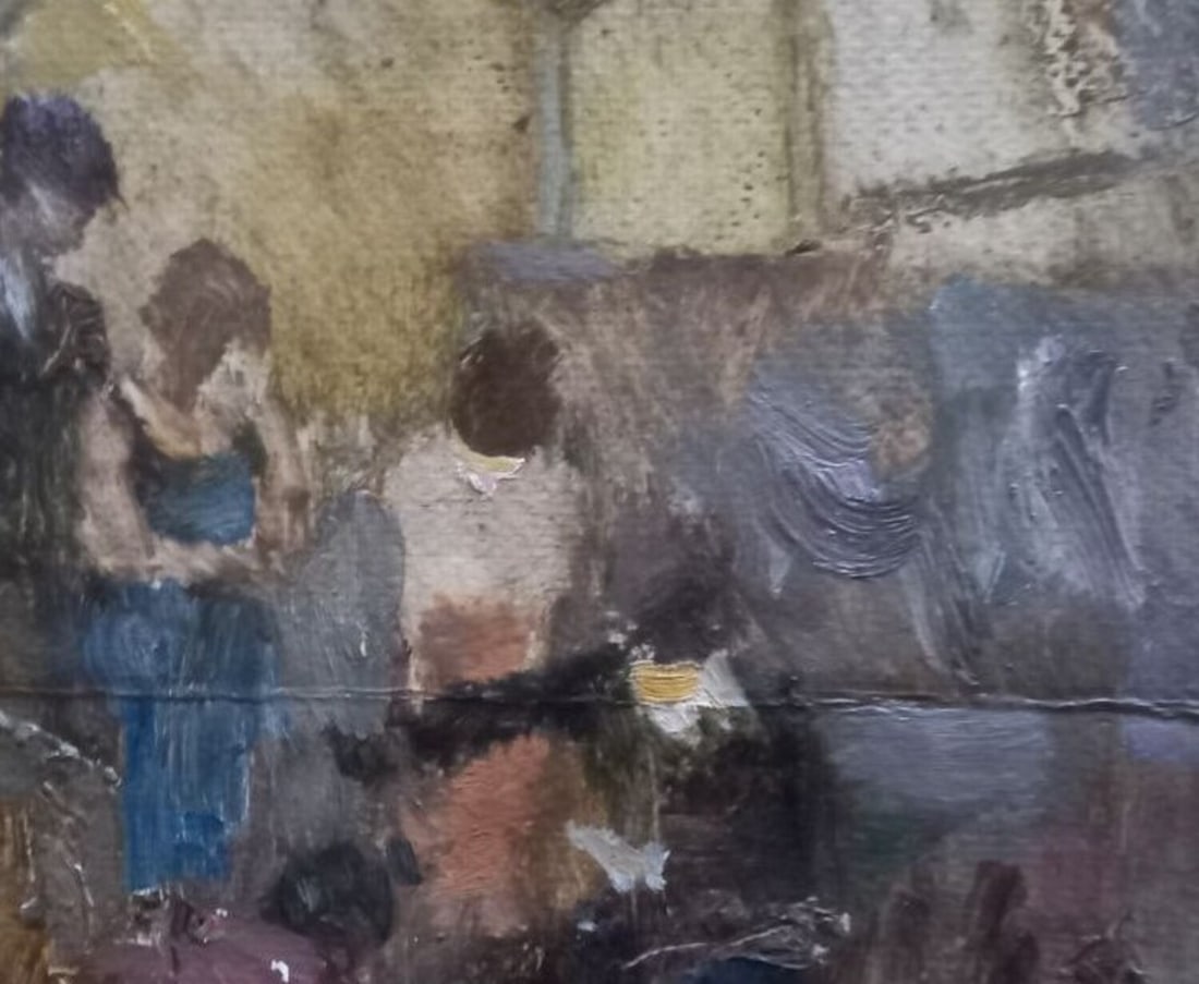 Oil painting In a workshop Alex Ditriev - 2