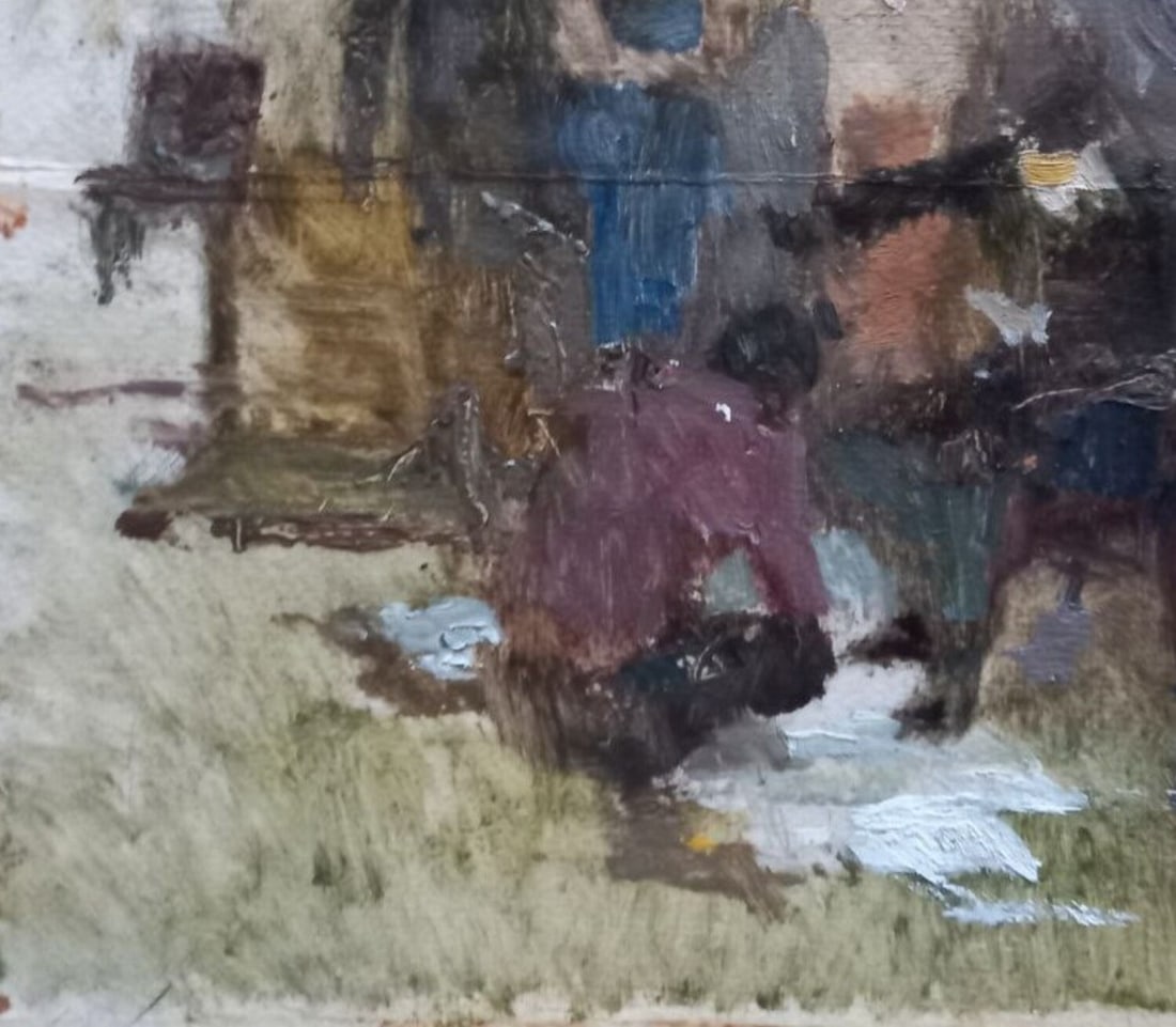 Oil painting In a workshop Alex Ditriev - 4