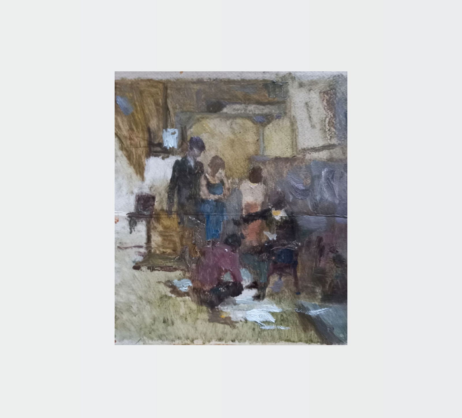 Oil painting In a workshop Alex Ditriev - 6