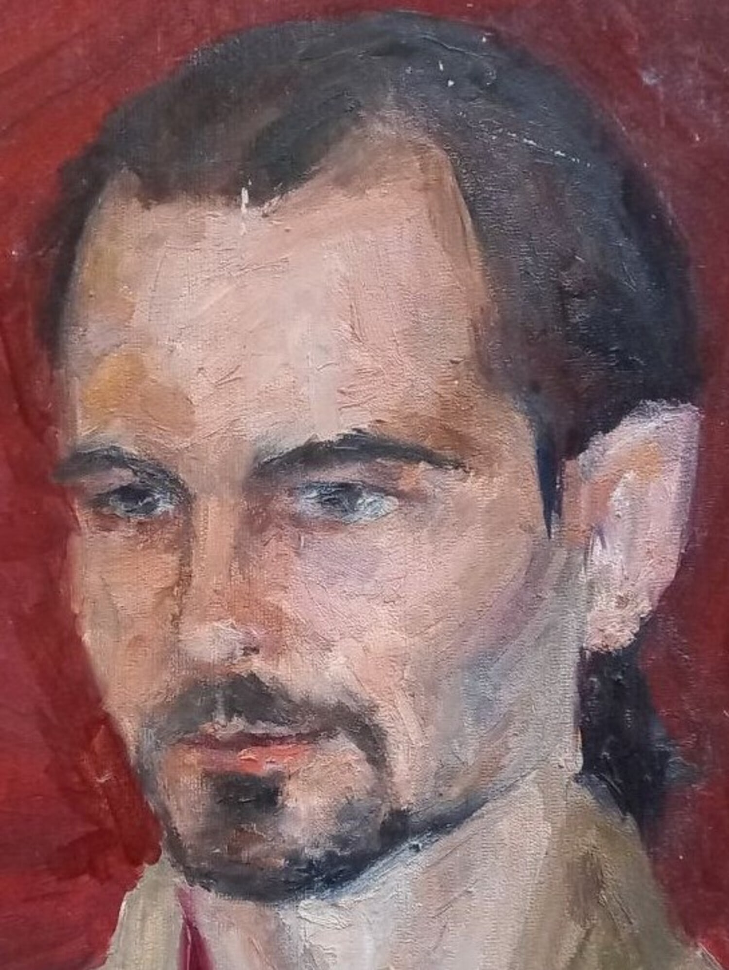 Oil painting Portrait of a student Alex Ditriev - 2