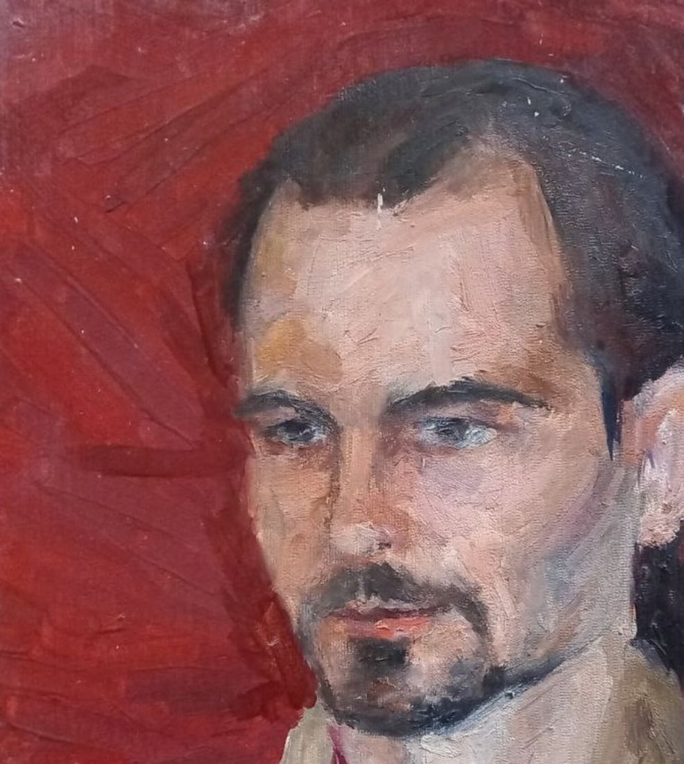 Oil painting Portrait of a student Alex Ditriev - 5