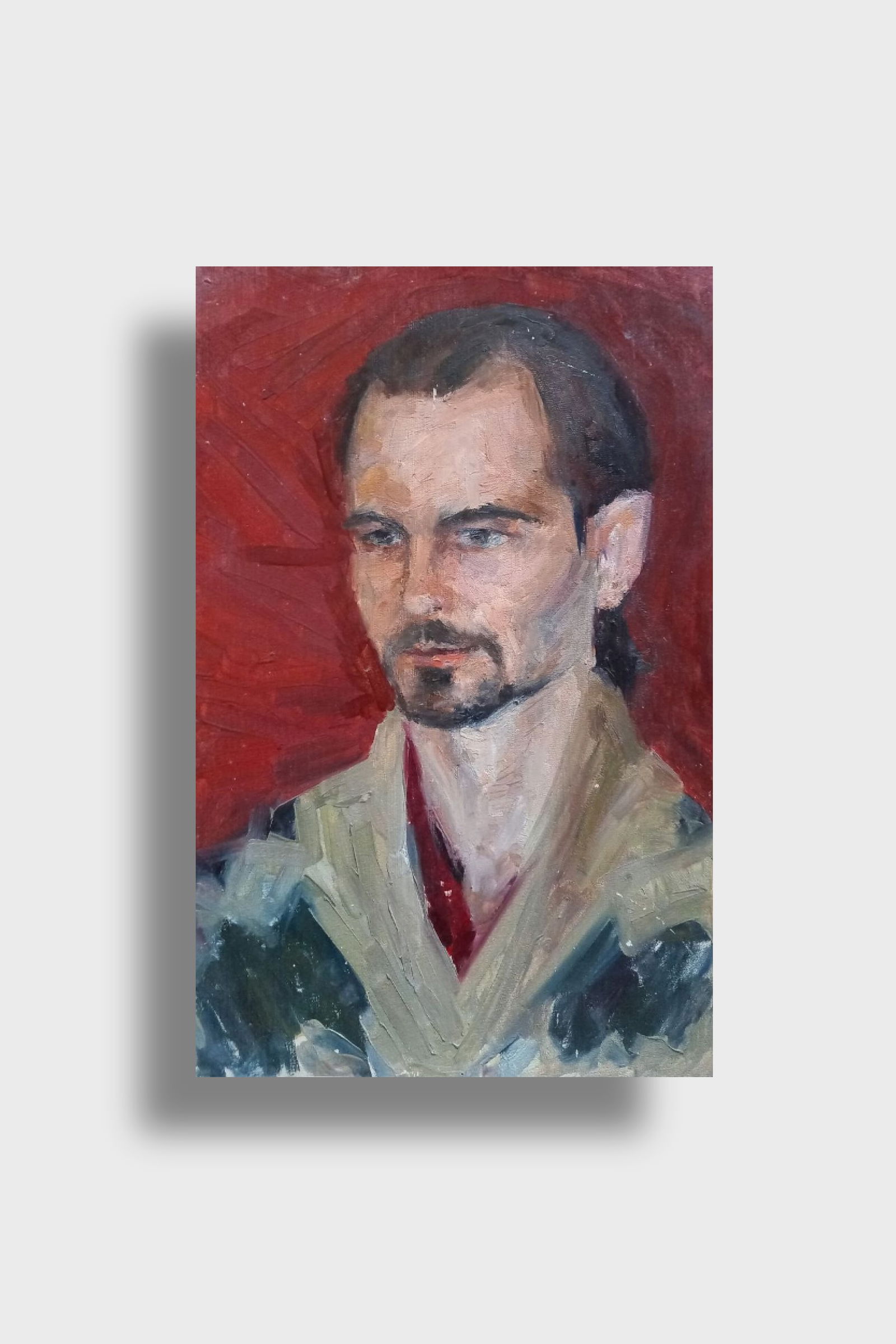 Oil painting Portrait of a student Alex Ditriev - 6