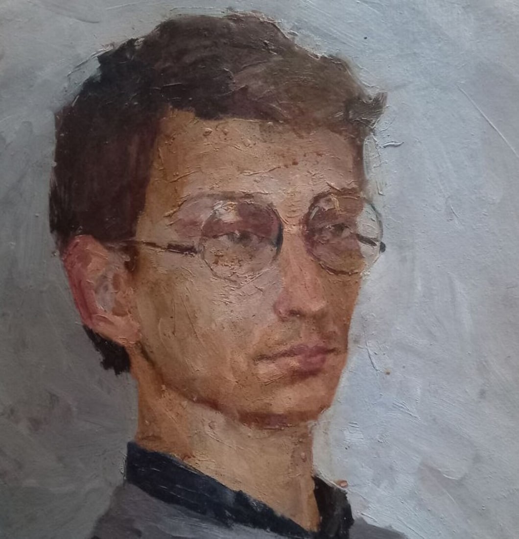 Oil painting Portrait of a friend. Artist Alexander Karol Alex Ditriev - 2