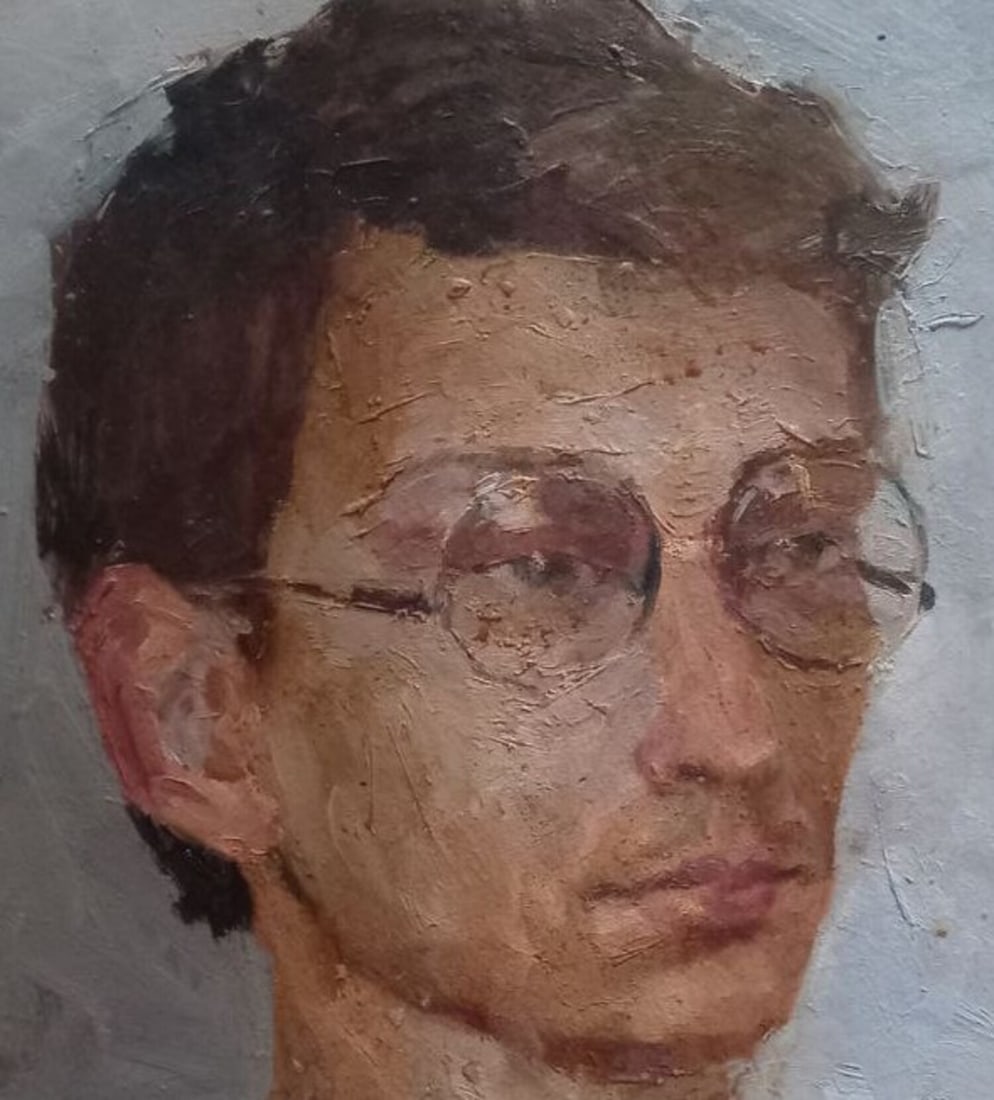 Oil painting Portrait of a friend. Artist Alexander Karol Alex Ditriev - 3