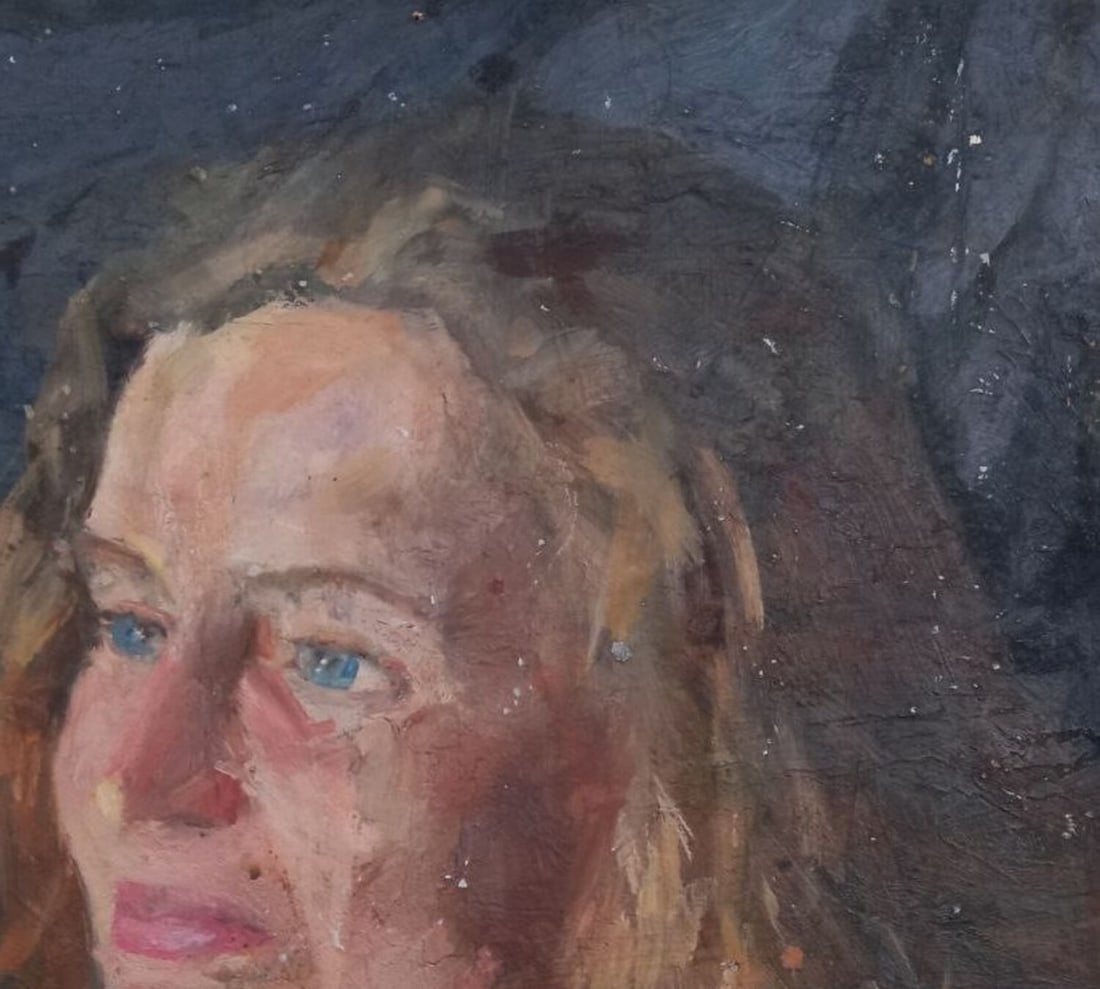 Oil painting Portrait of a model Alex Ditriev - 5