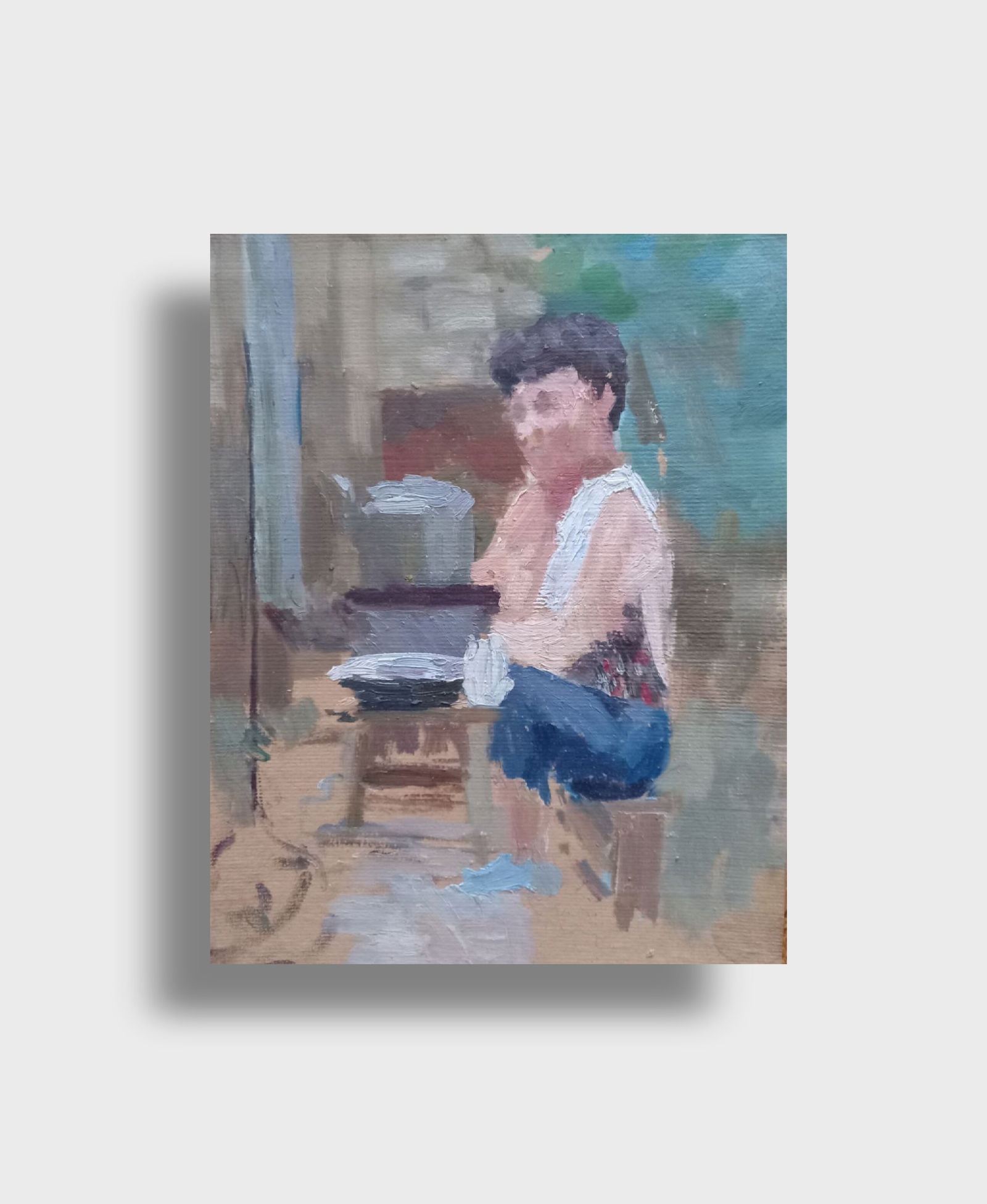 Oil painting Etude Alex Ditriev - 6