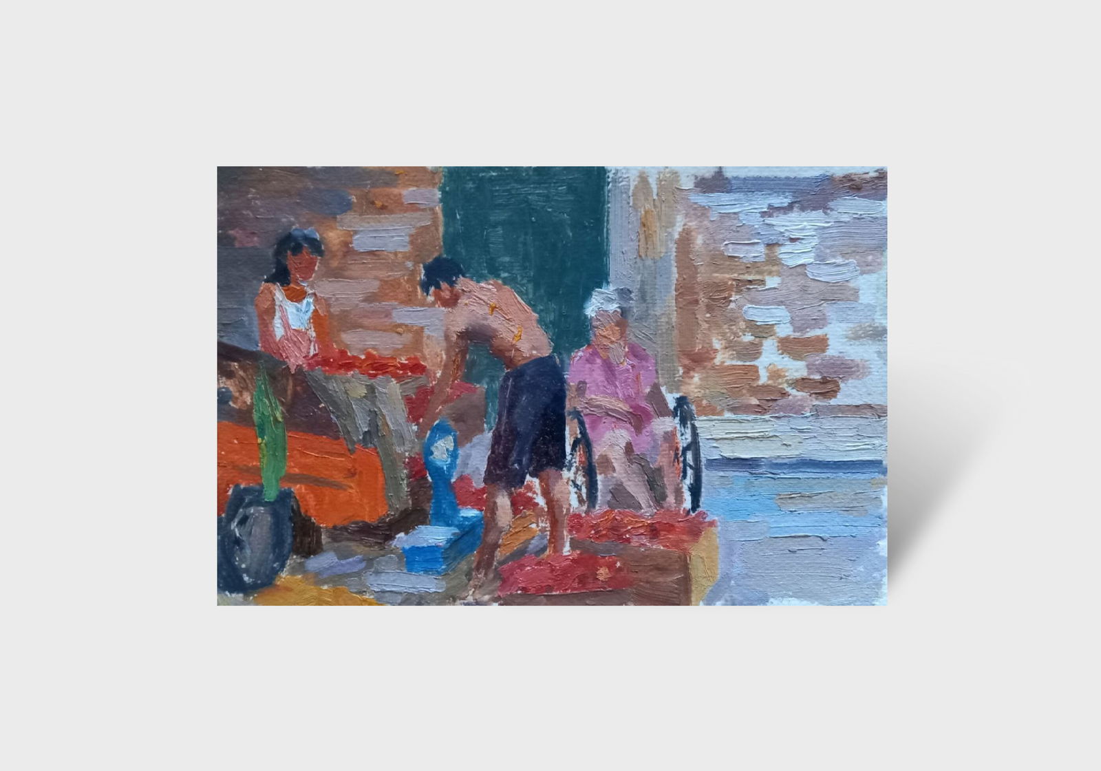 Oil painting Etude Alex Ditriev - 6