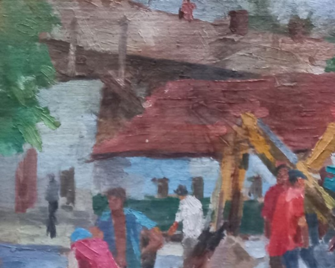 Oil painting Etude Alex Ditriev - 5