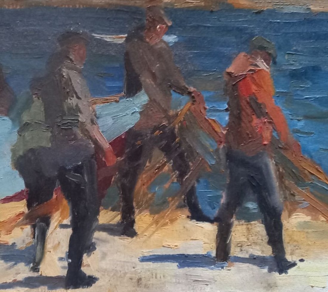 Oil painting Fishermen Alex Ditriev - 3