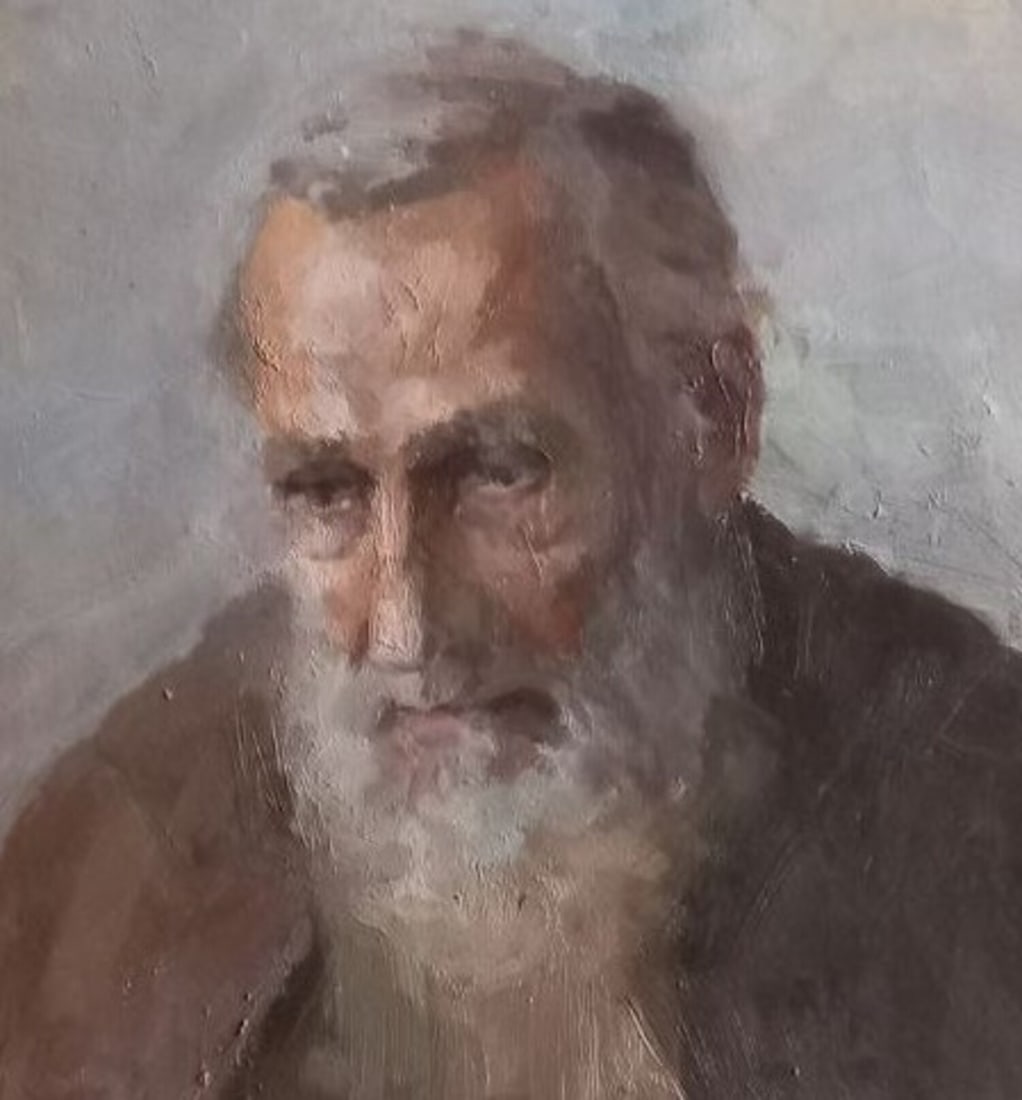 Oil painting Old man Alex Ditriev - 3