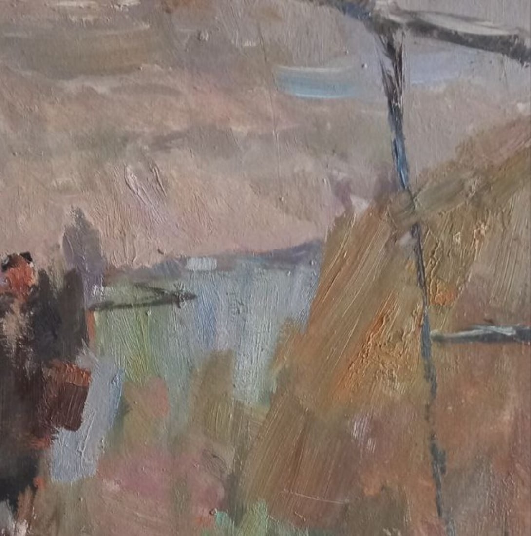 Oil painting In the rain Alex Ditriev - 2