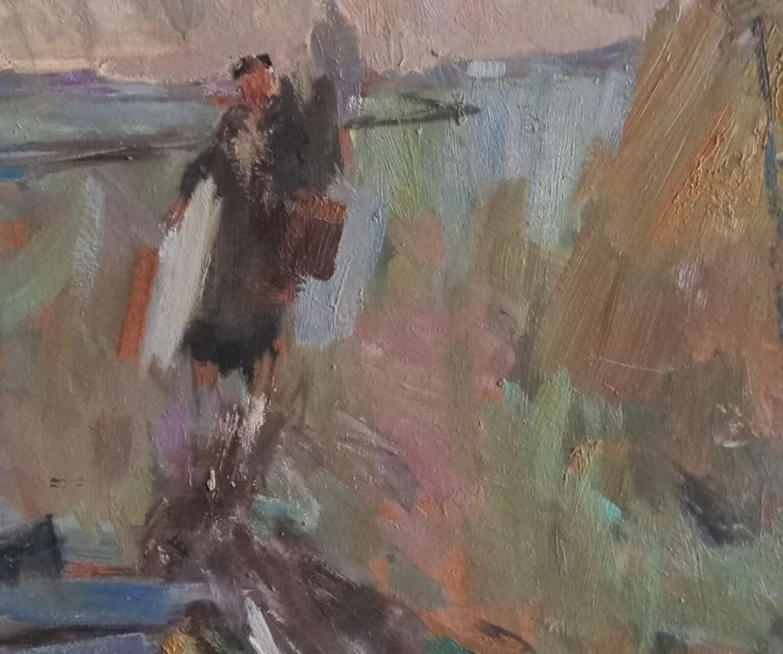 Oil painting In the rain Alex Ditriev - 3