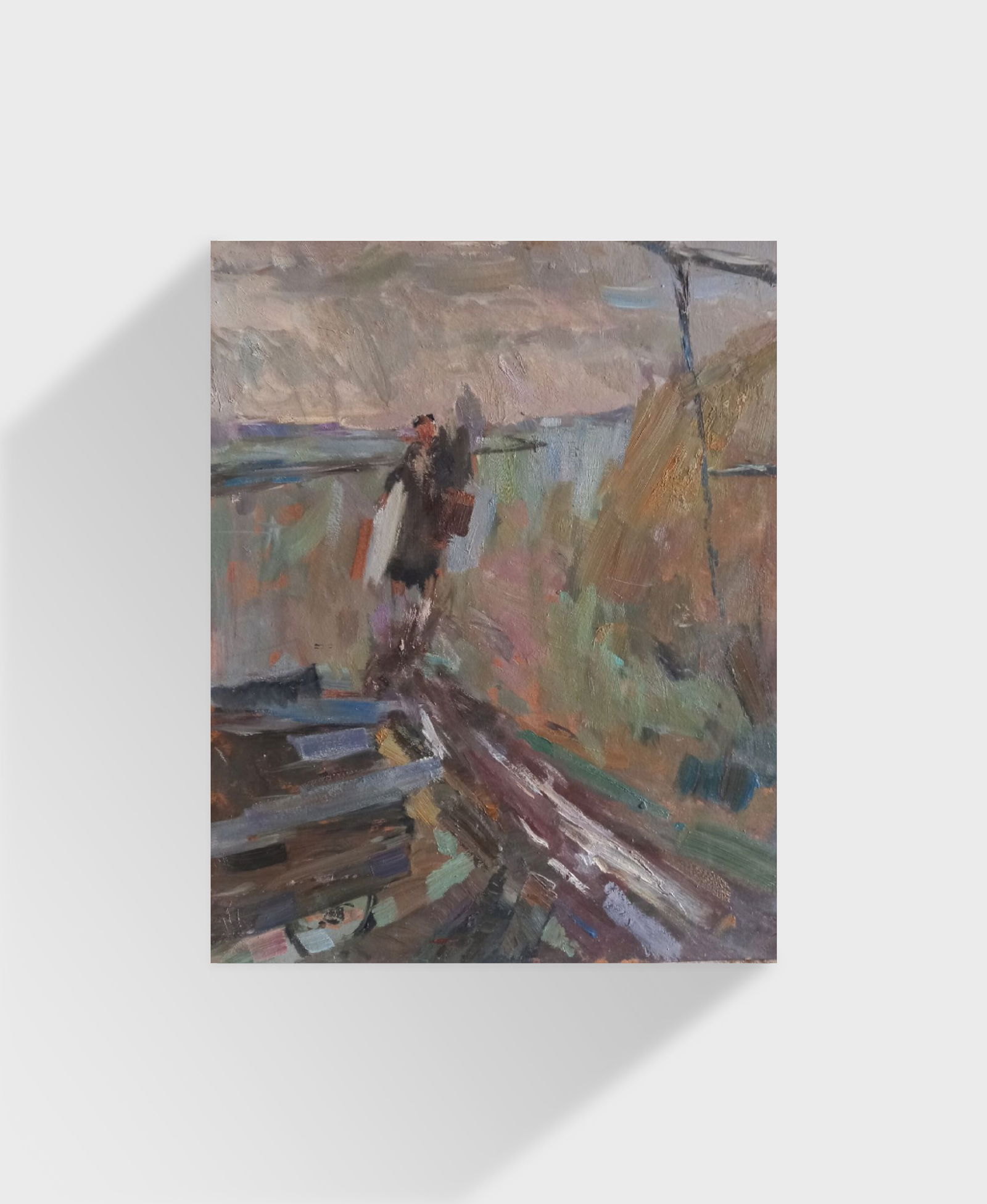 Oil painting In the rain Alex Ditriev - 6