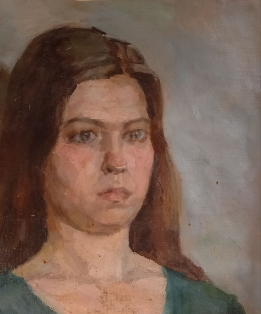 Oil painting Female portrait Alex Ditriev - 2