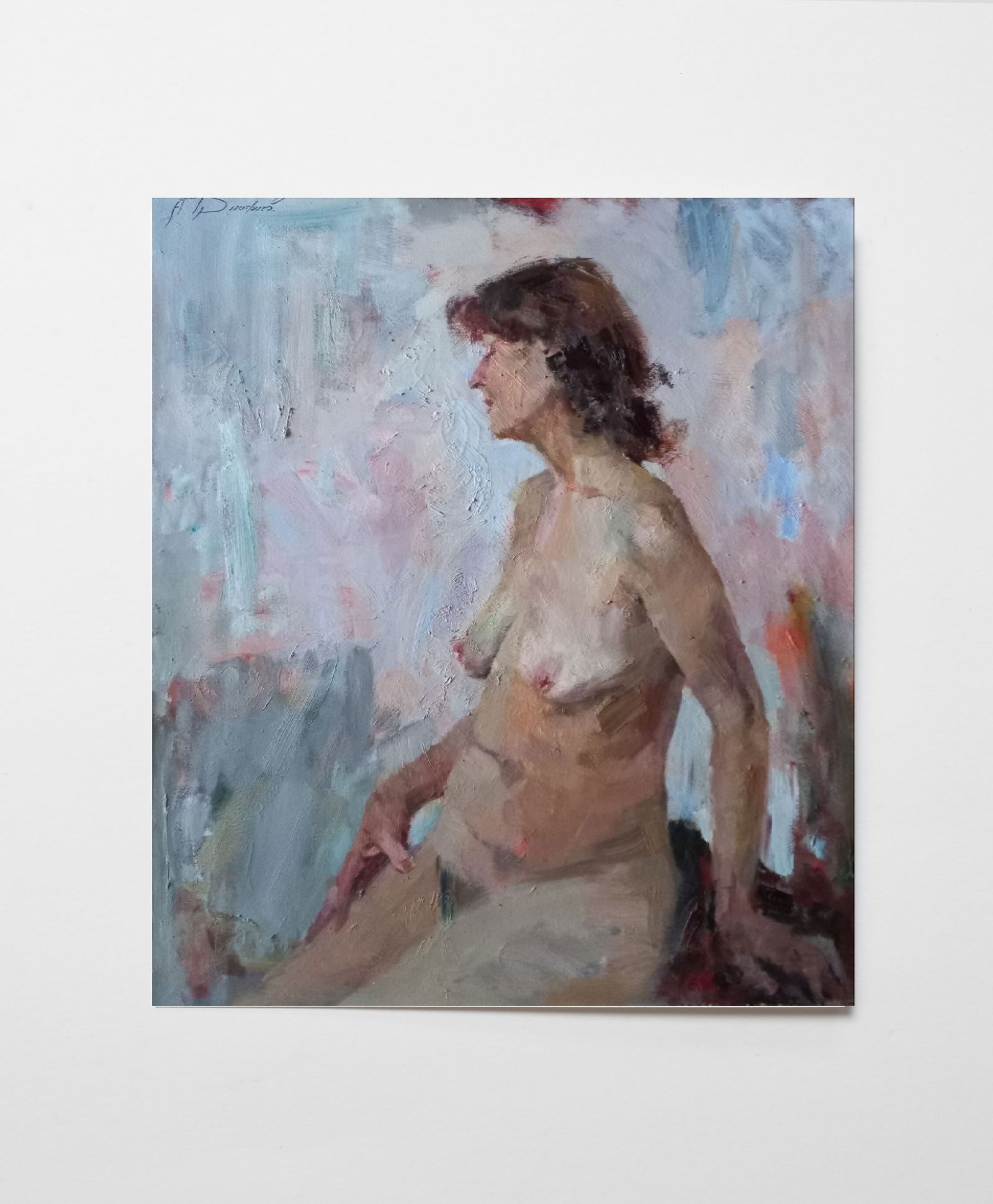 Oil painting Model Alex Ditriev - 2