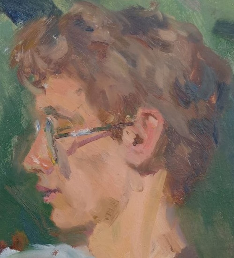 Oil painting Portrait of a young man Alex Ditriev - 3