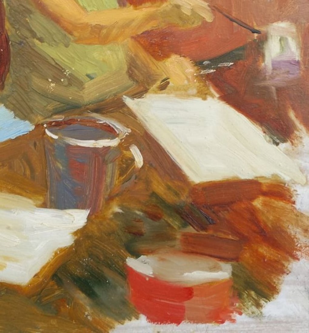 Oil painting Young artist Alex Ditriev - 4