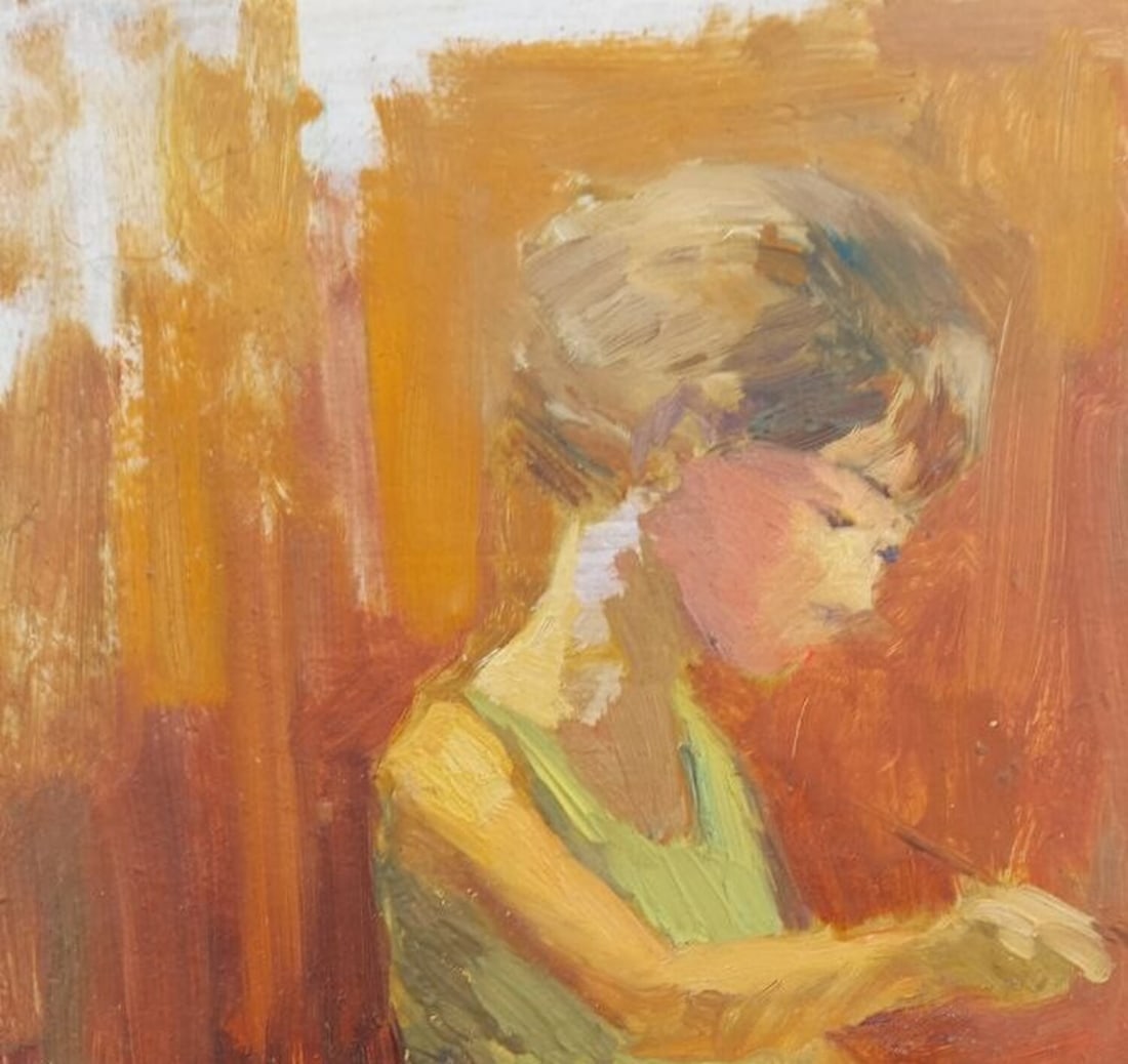 Oil painting Young artist Alex Ditriev - 5