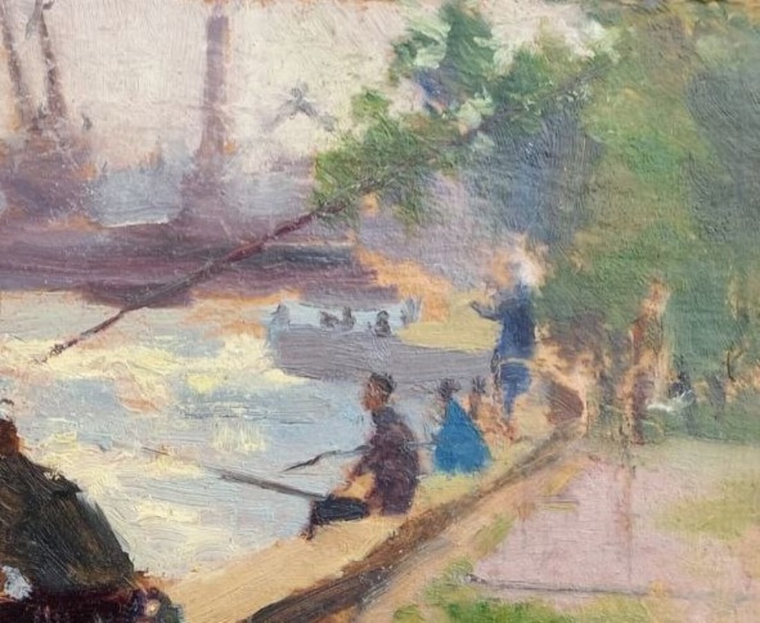 Oil painting Fishermen Alex Ditriev - 2