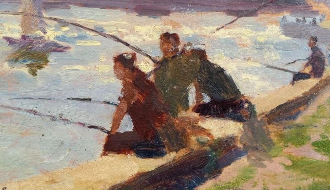 Oil painting Fishermen Alex Ditriev - 3