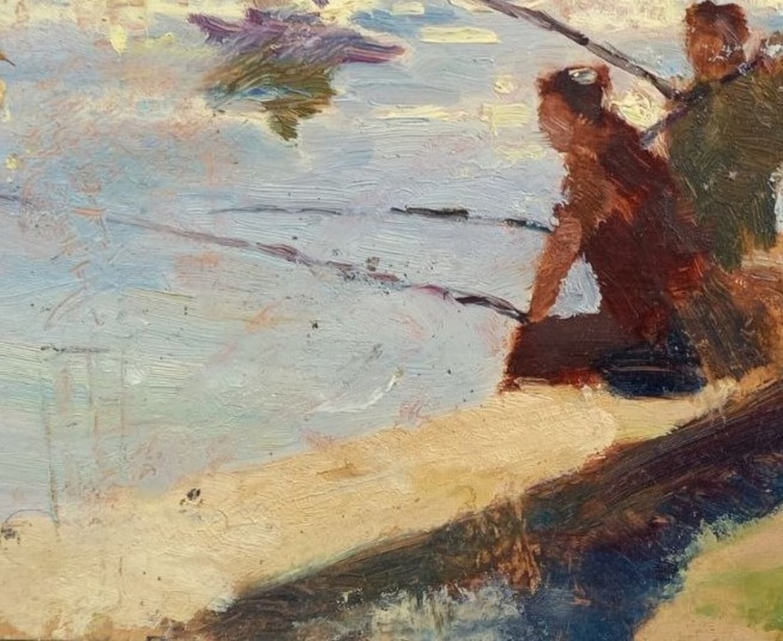 Oil painting Fishermen Alex Ditriev - 4