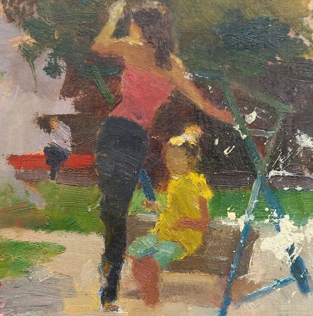 Oil painting On a walk Alex Ditriev - 3