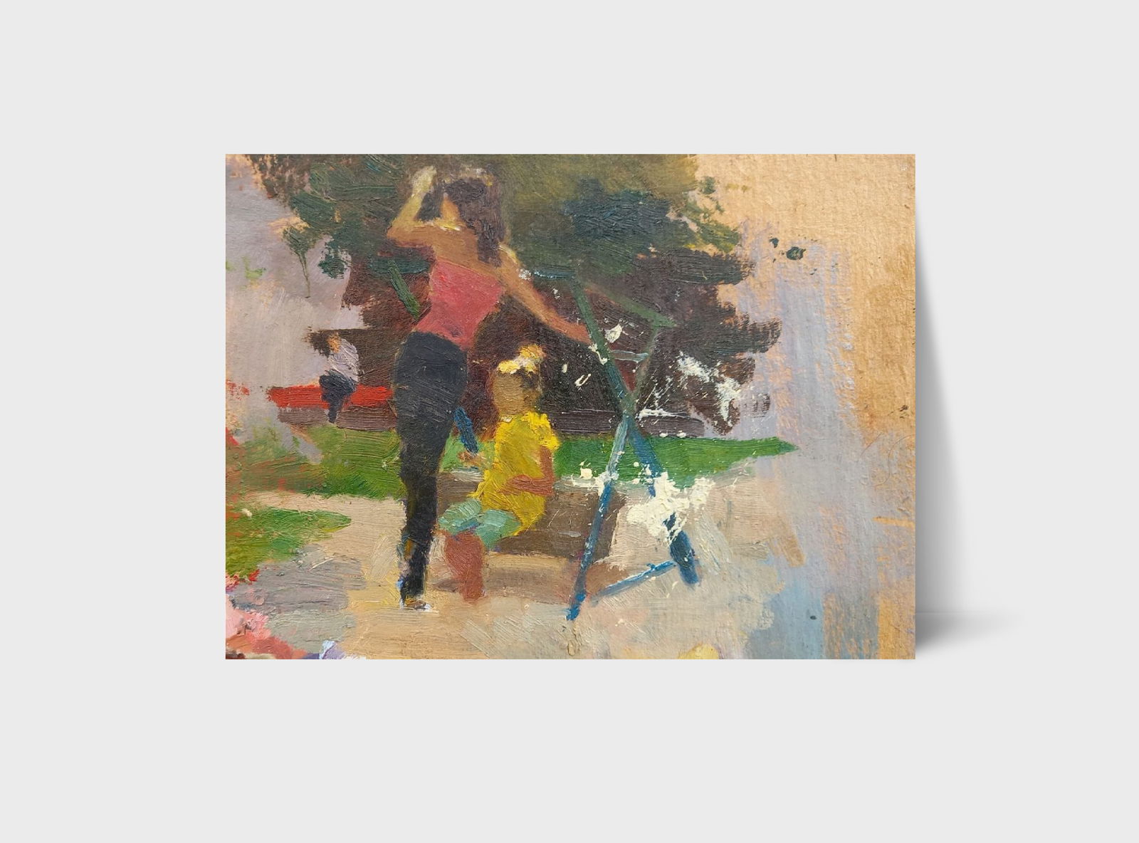 Oil painting On a walk Alex Ditriev - 6