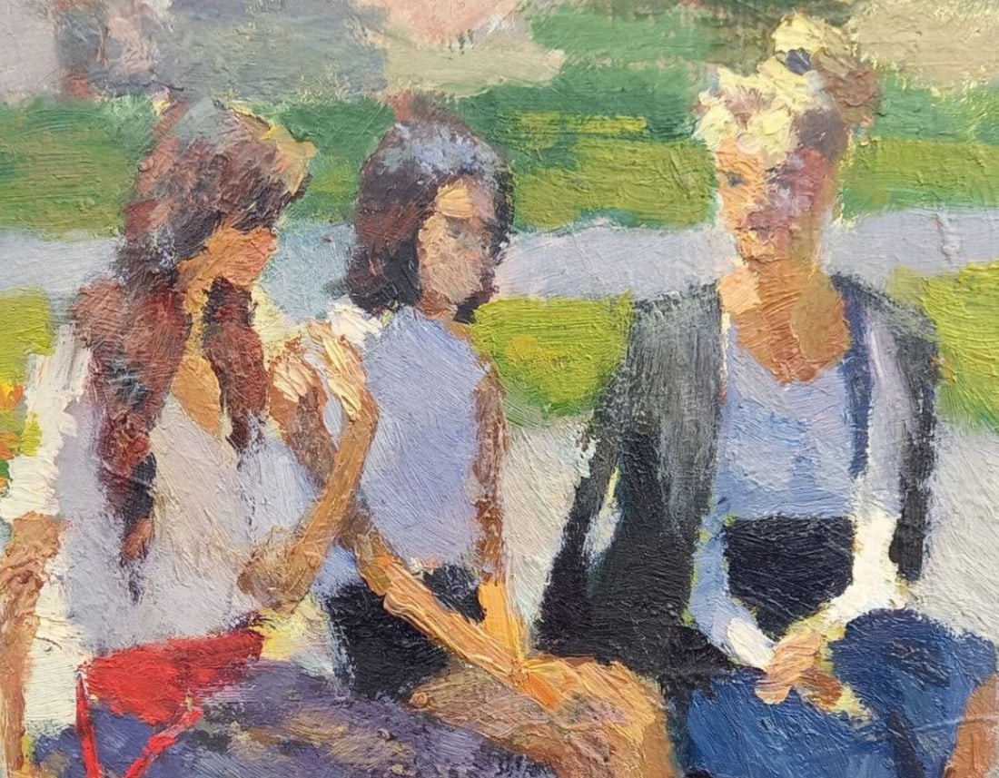 Oil painting Girlfriends Alex Ditriev - 3