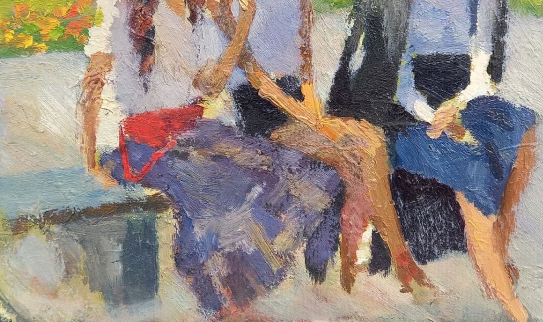 Oil painting Girlfriends Alex Ditriev - 4