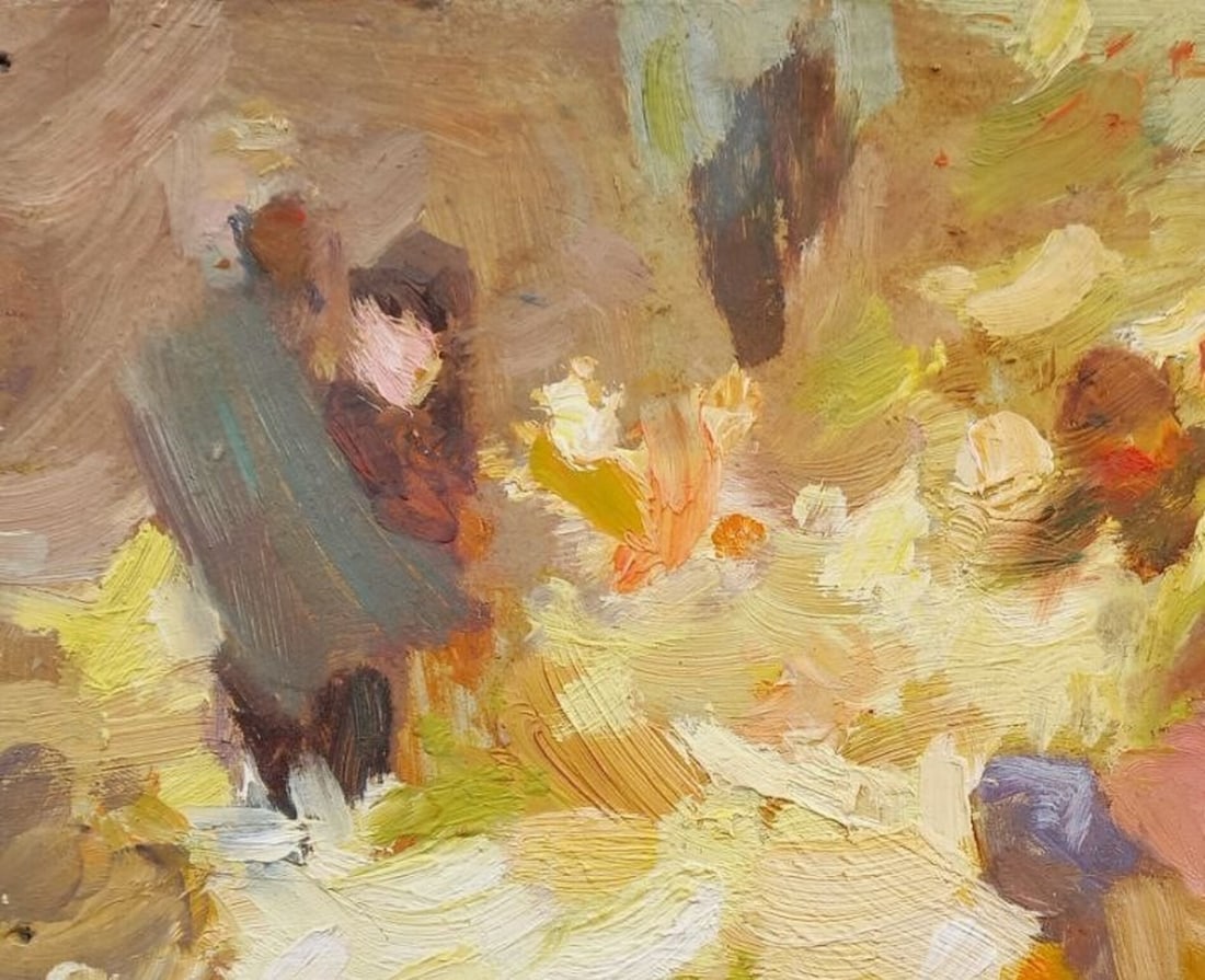 Oil painting Harvesting Alex Ditriev - 5