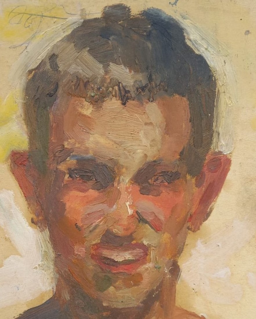 Oil painting Portrait of a friend Alex Ditriev - 2