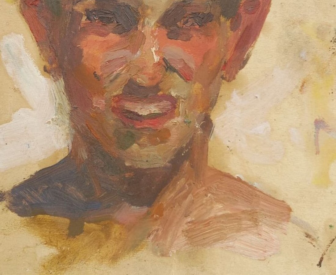 Oil painting Portrait of a friend Alex Ditriev - 3